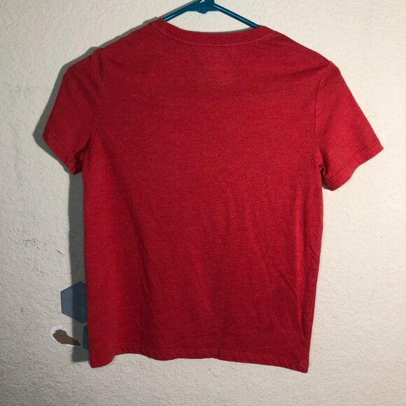 Cat And Jack T-Shirt Boys Size M 8 Solid Red T-Shirt Short Sleeve - Picture 6 of 6
